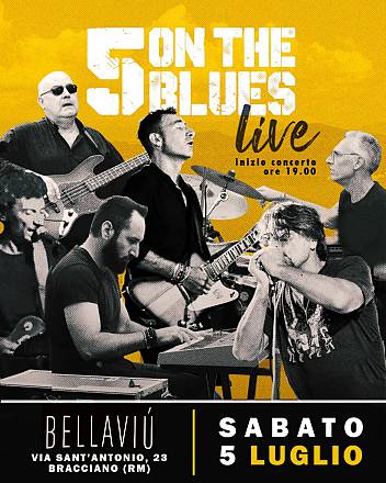 Il blues a bracciano con aperitivo vista lago